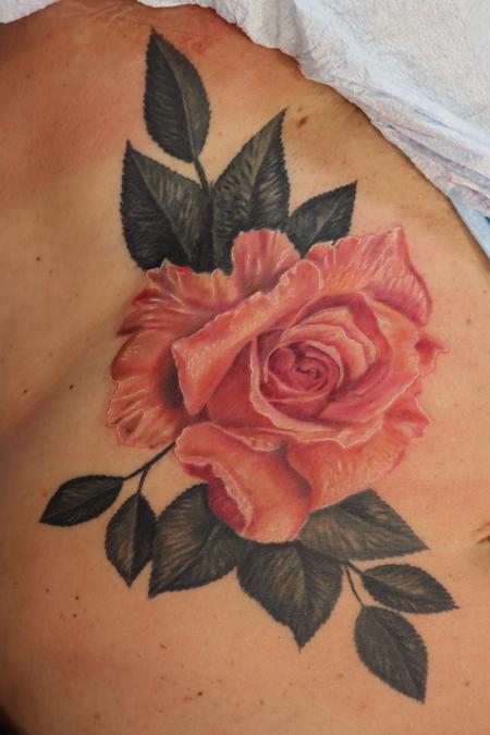 tattoos/ - Realistic rose  - 144228